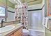 Hall Bathroom-
Located on the second floor next to the second bedroom.