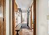 Hallway to entry door