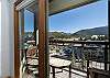 Balcony off living room with truly amazing views of The Village & The Continental Divide
