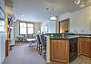 Open Floor Plan-
Family time is simple in this unit as the living area, dining area, and kitchen are all joined together. 