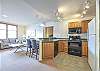Kitchen-
Full size appliances, a variety of cookware, and plenty of counter space. 