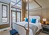 Master Bedroom (Upper Floor) with ensuite bathroom and gas fireplace 