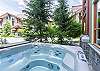 Exclusive and private outdoor hot tub