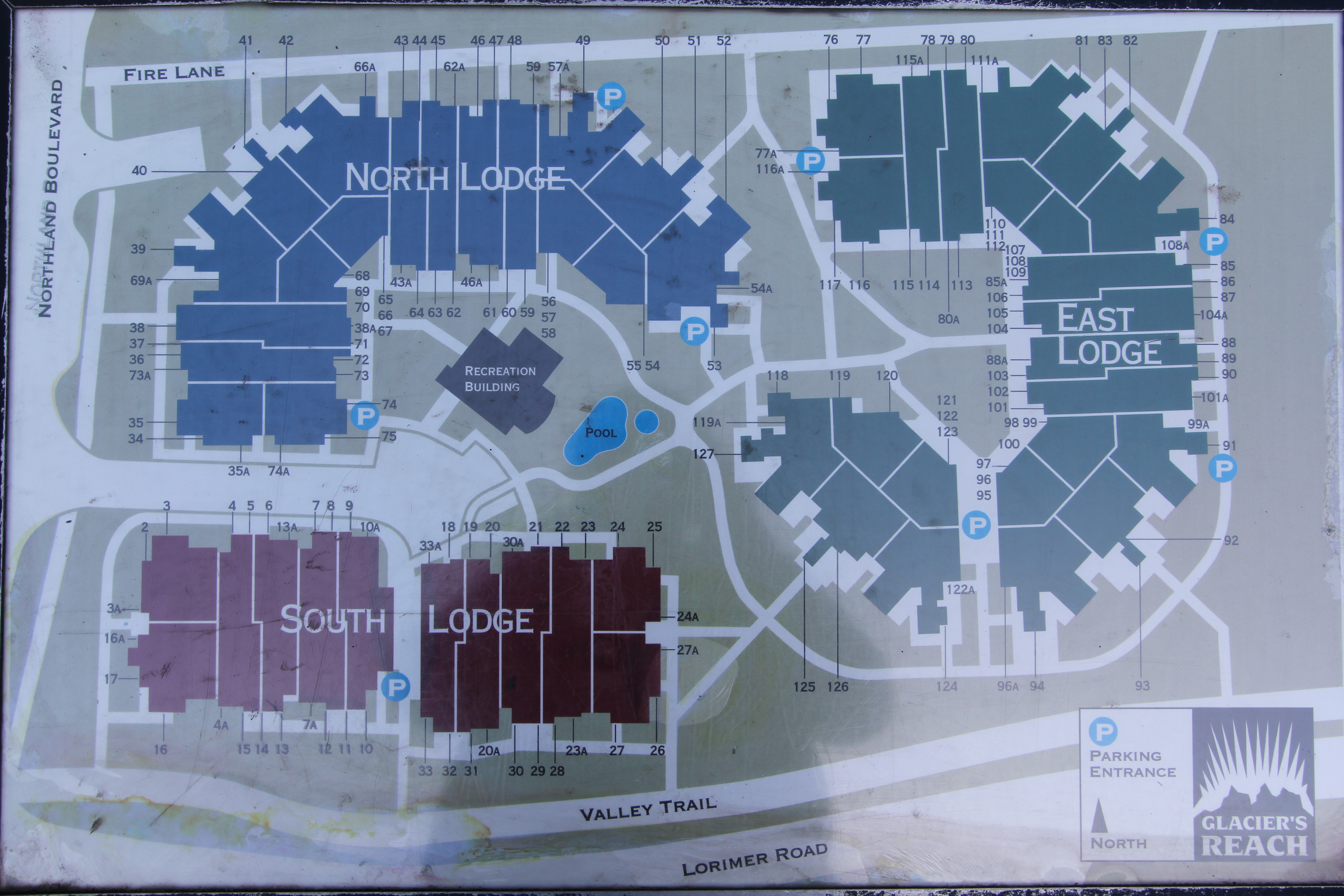Map of the complex