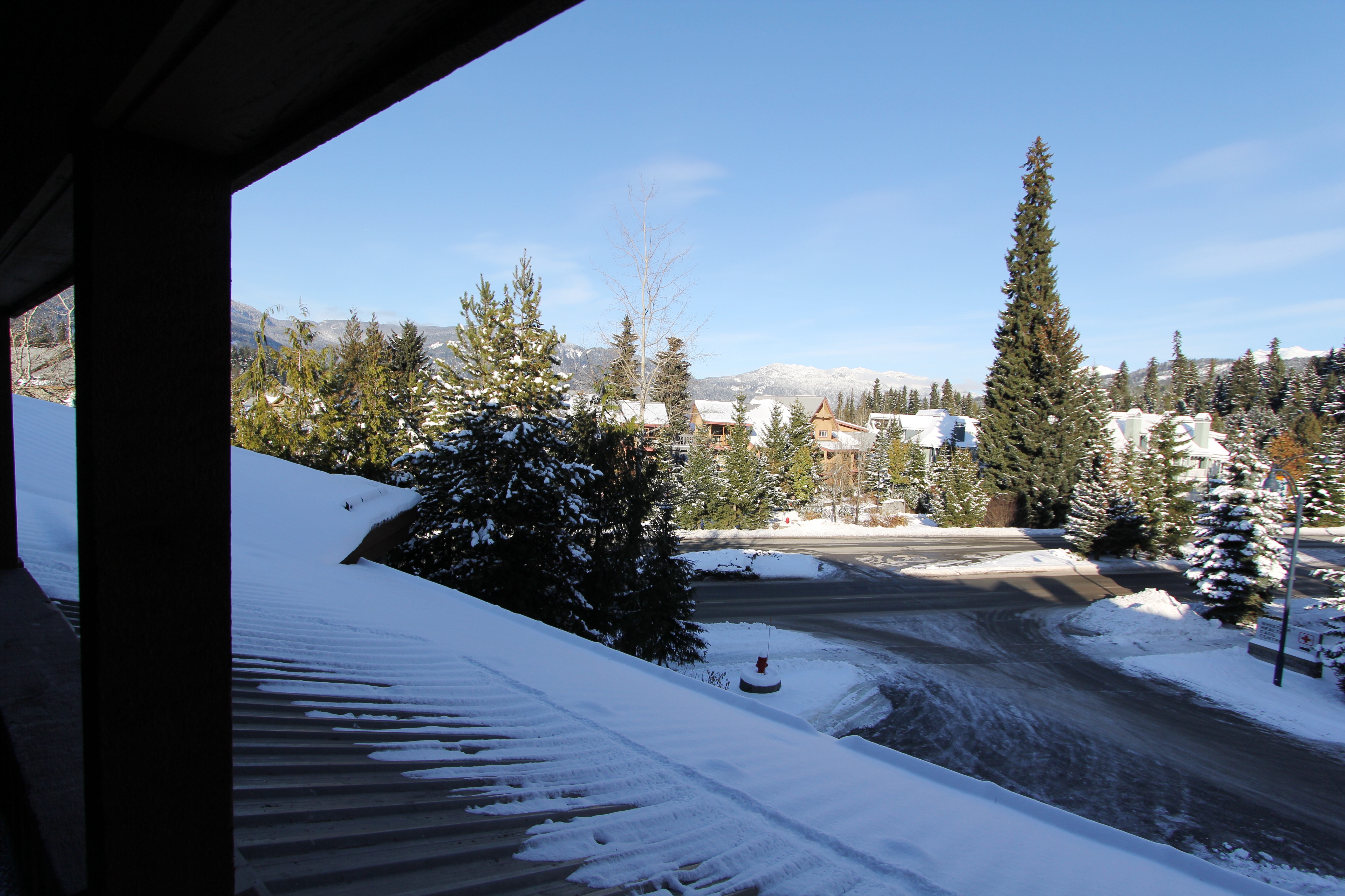 View from the balcony