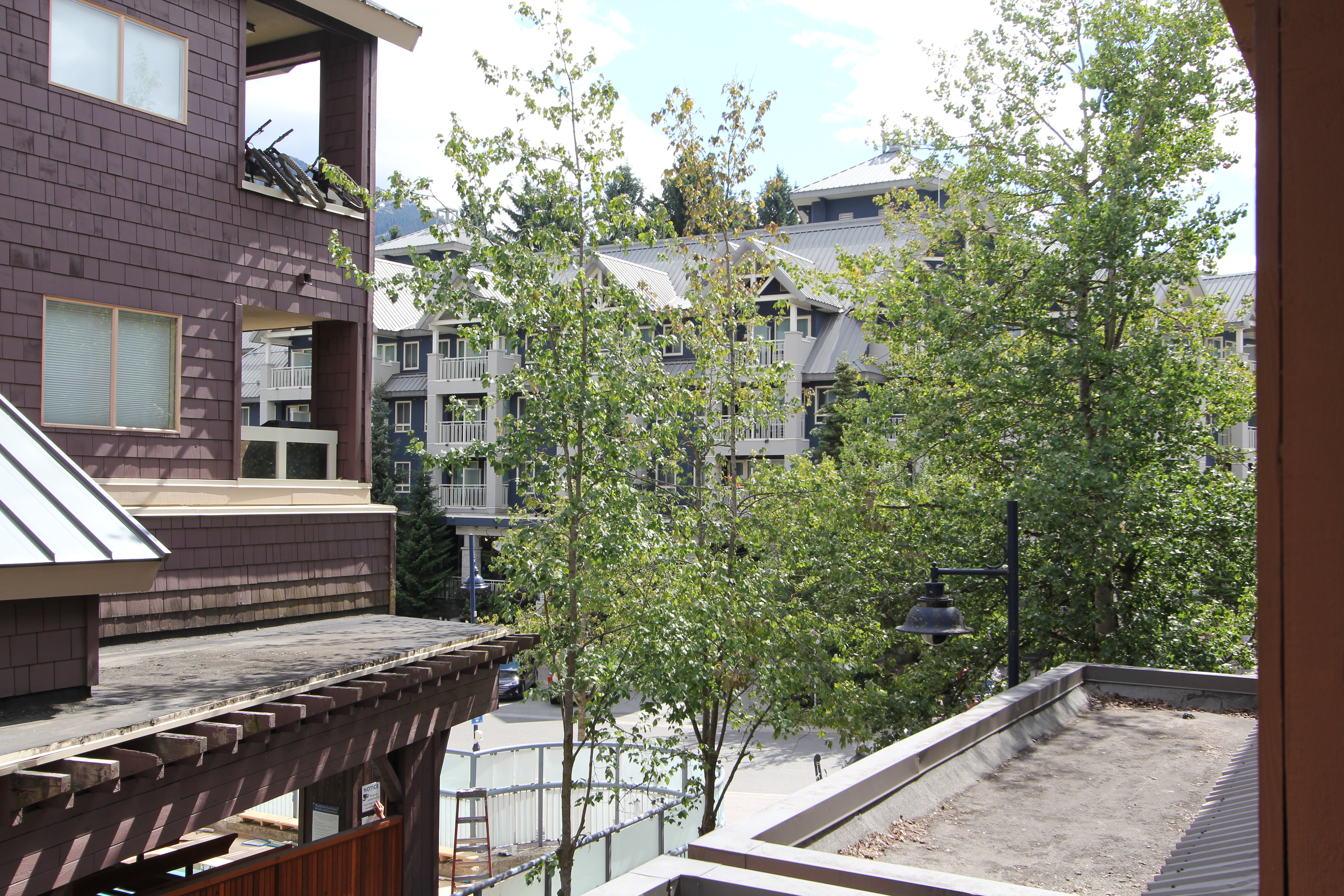 View from the balcony