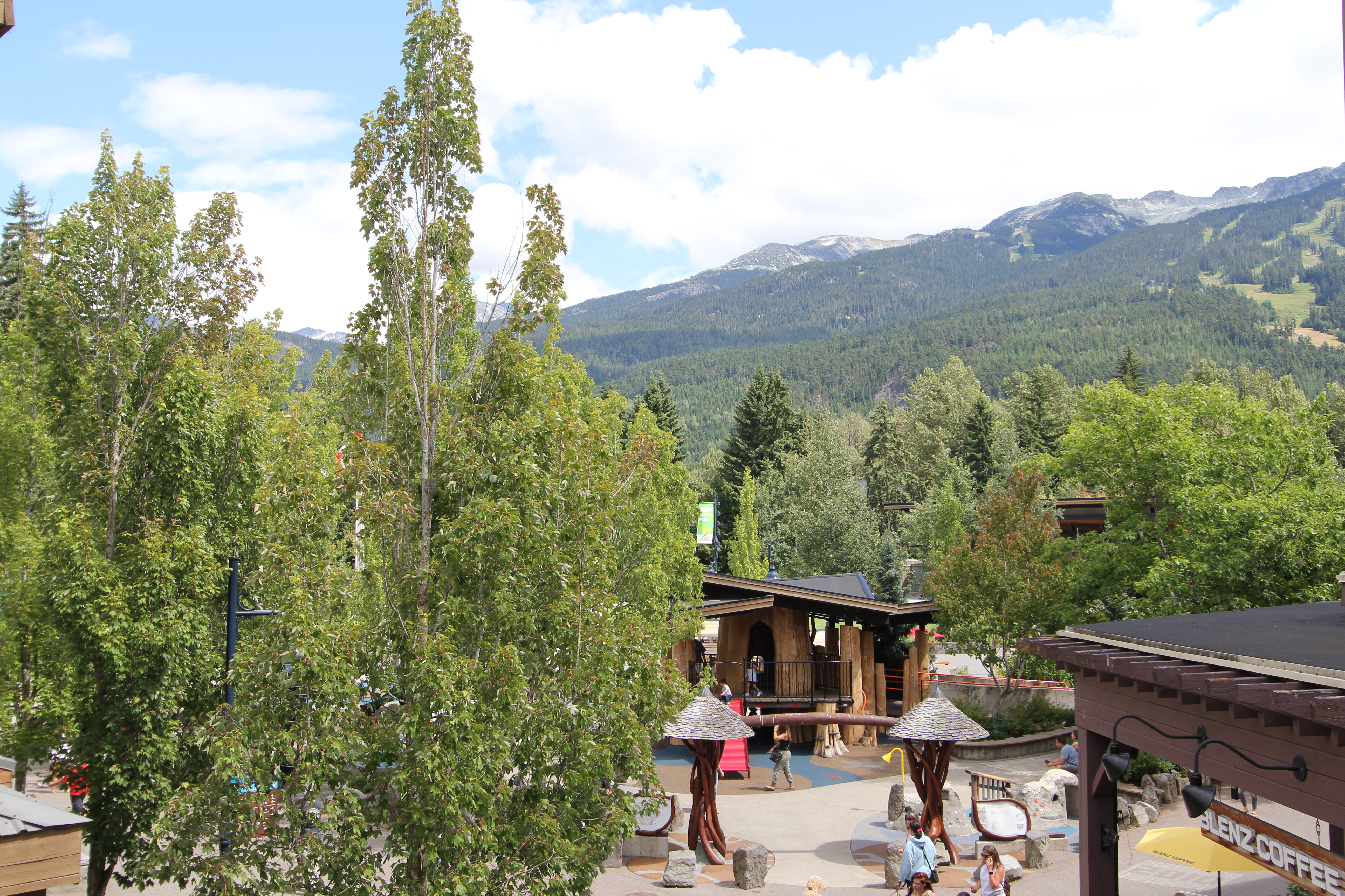 View from the balcony