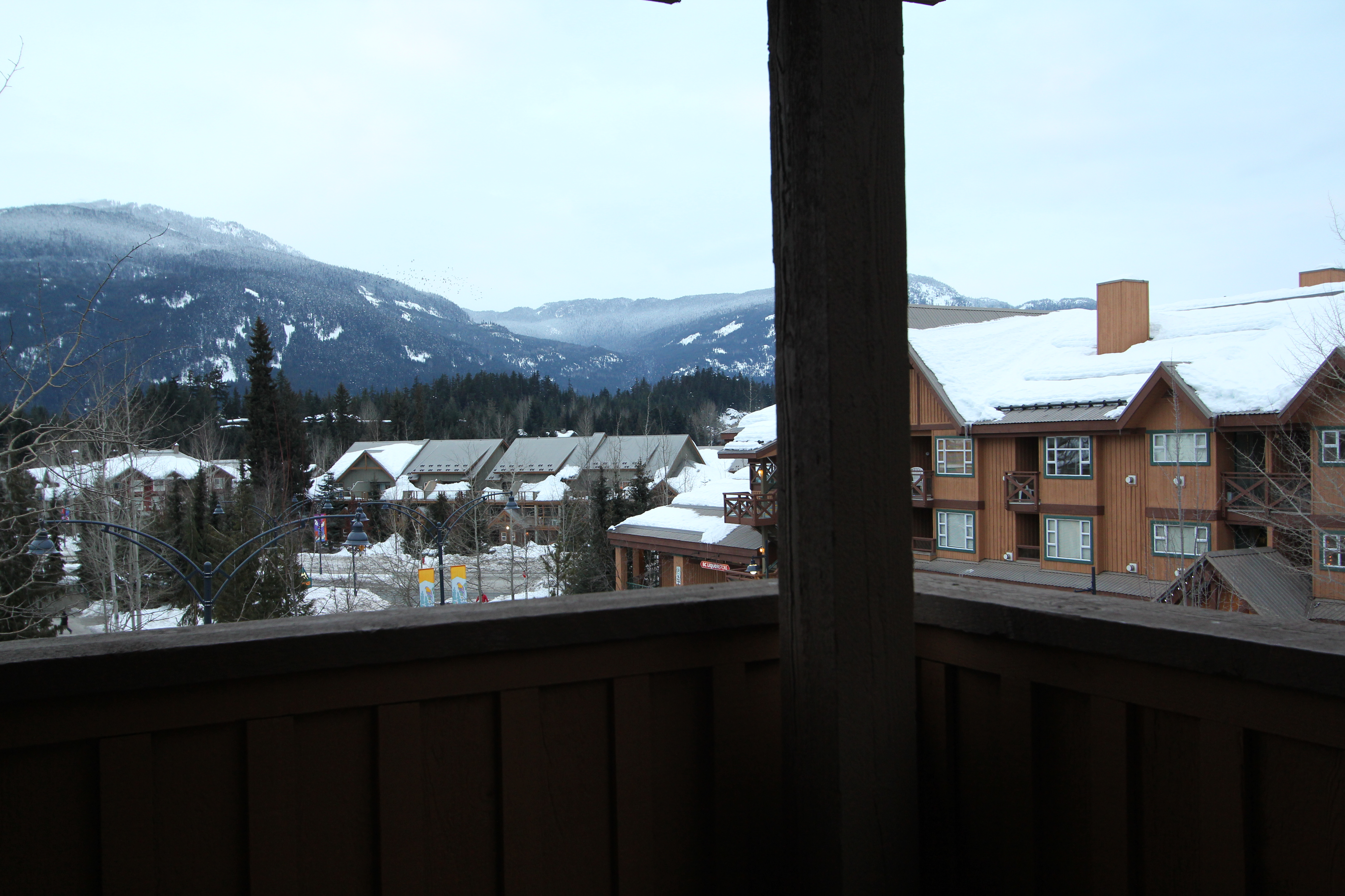 View from the balcony