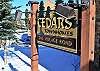 Welcome to Cedars! Cedars is conveniently located directly on the Breckenridge Ski Resort. They are ski in/ski out homes and walking distance to Breckenridge Main St. Cedars also has full access to the Upper Village Pool and Hot tubs. 