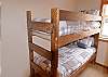 This bunk room is located on the main floor. The guest will have closest access to the main floor bathroom. 