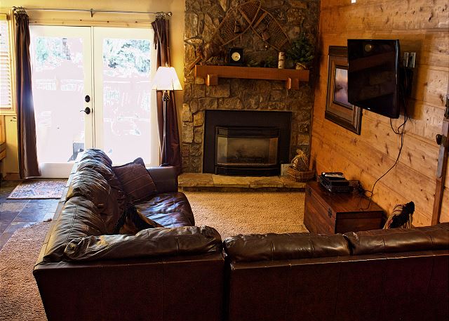 Living Room with a Cabin Feel
