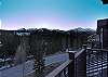 Private balcony in the master bedroom. Stunning views of the Breckenridge mountains.