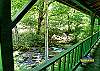 View of creek from side porch