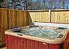Private hot tub 