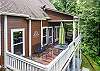 Back Deck with dining area outside