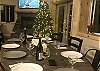 Dining table at Christmas time 