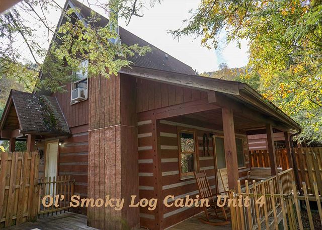 Ol'Smoky Log Cabin on the River Unit  4