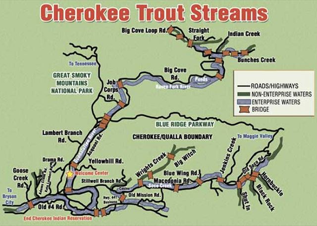 Nc Trout Fishing Map - Fishing And Boating Cherokee County Chamber Of Commerce : One of the most