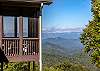 Mountain view from the side of the home. 