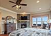 2nd bedroom suite with king bed