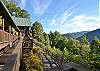 Gorgeous mountain view from cabin