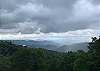 Gorgeous mountain view from cabin.