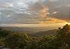 Gorgeous mountain view from cabin.