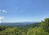 Gorgeous mountain view from cabin.