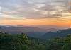 Gorgeous mountain view from cabin.