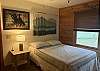 Primary bedroom with queen bed