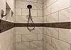 Tiled shower