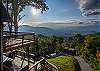 View of mountains from decks