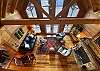 Loft view looking down into the living area 