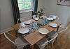 Open and spacious living and dining space.