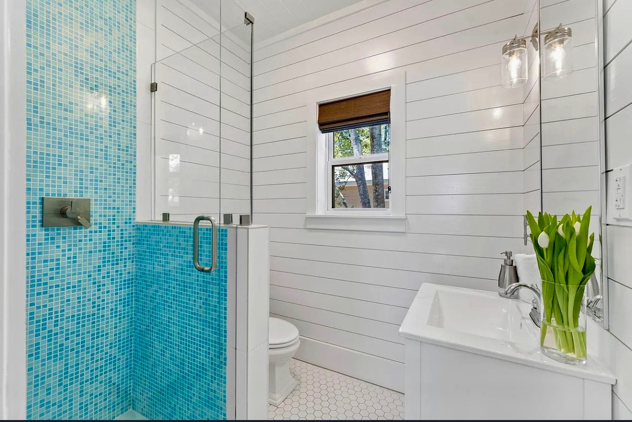 Full size guest bathroom downstairs