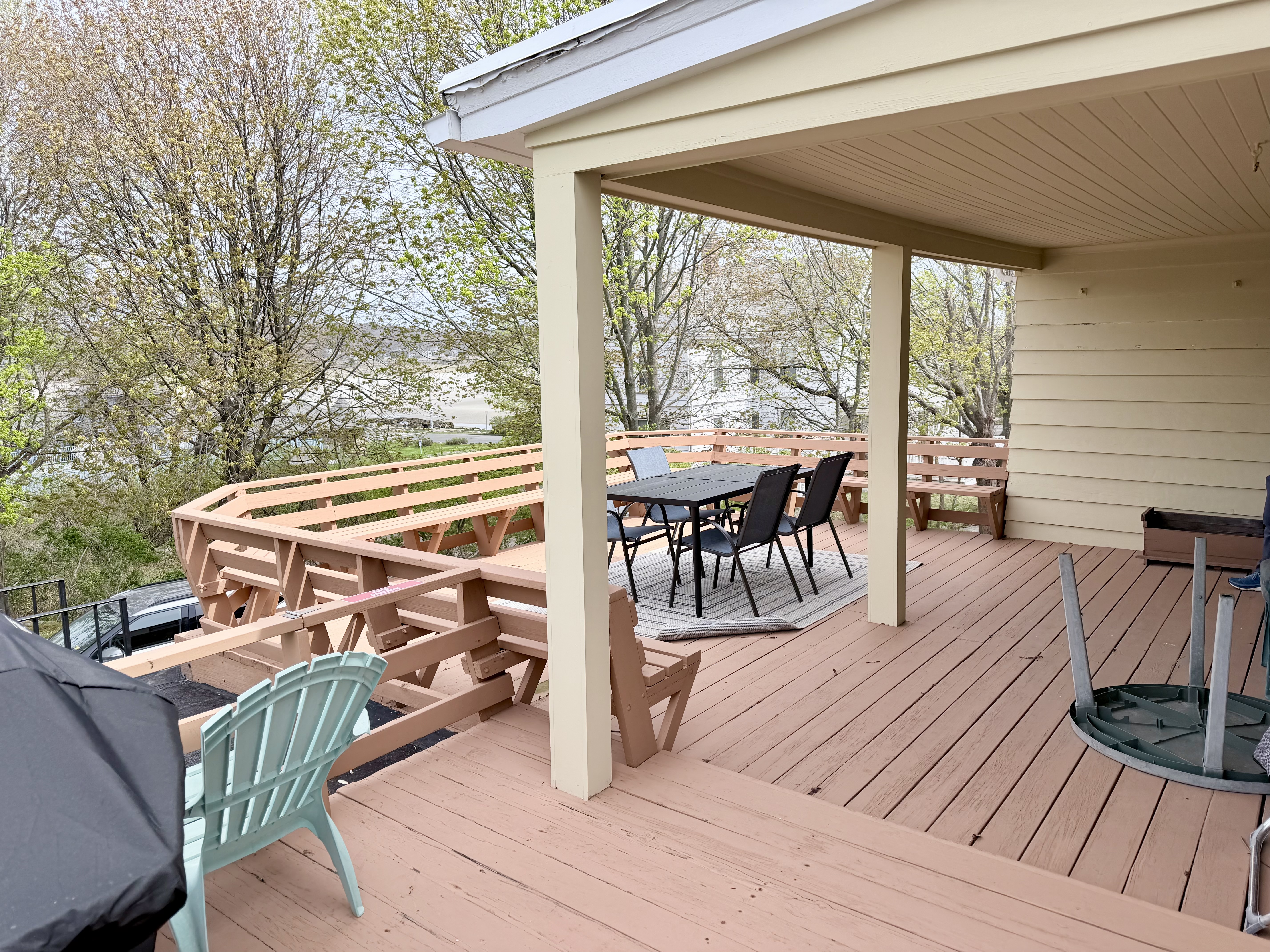Second Floor Patio with grill