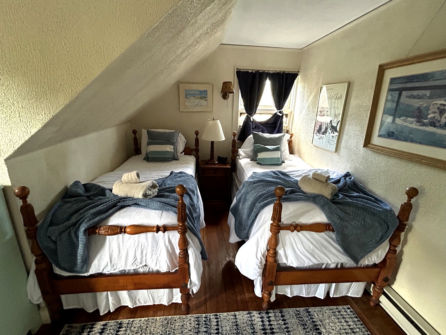 Two Twin Beds in third bedroom