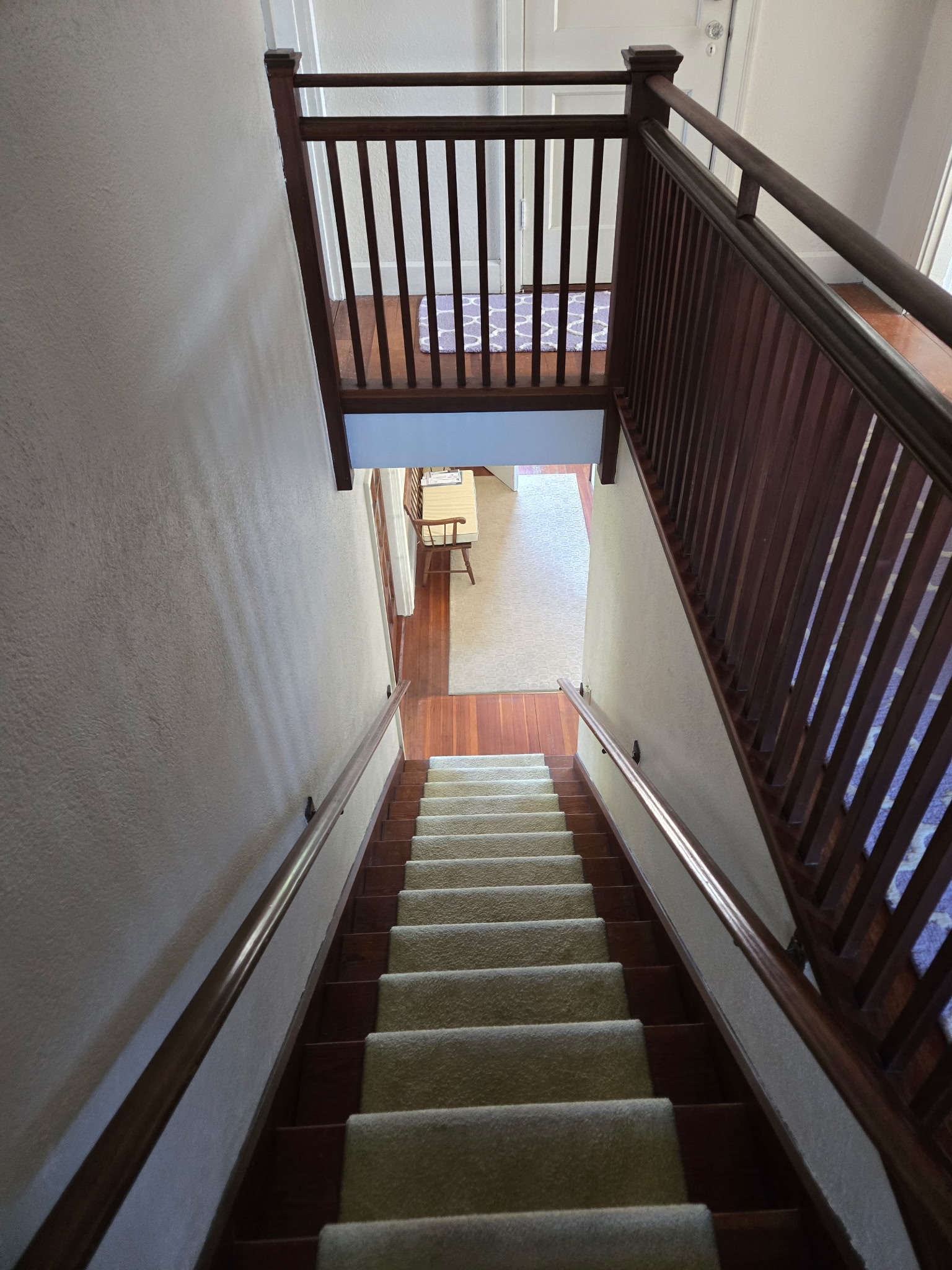 Staircase to bedrooms