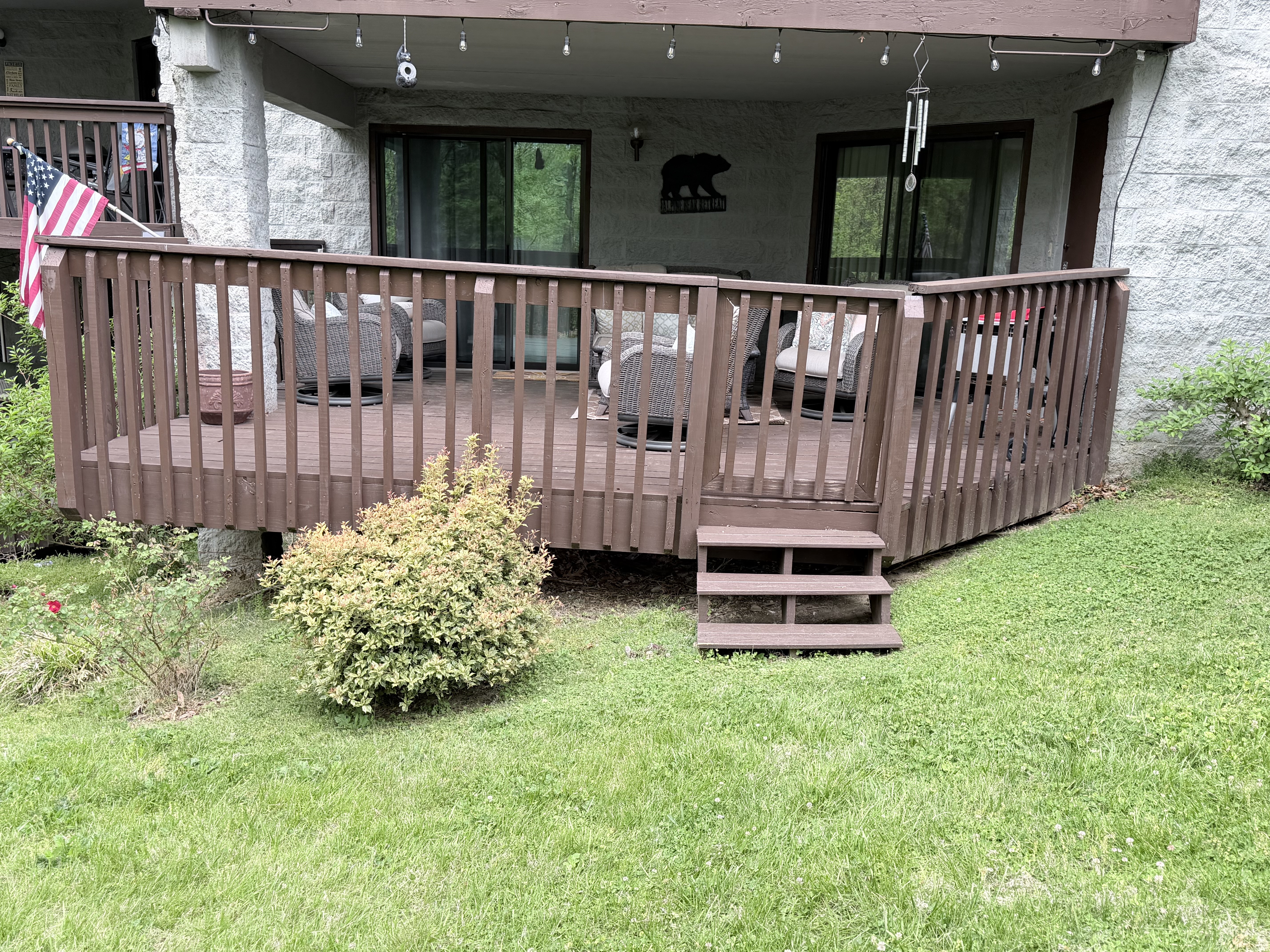 Back Patio with Mountain views