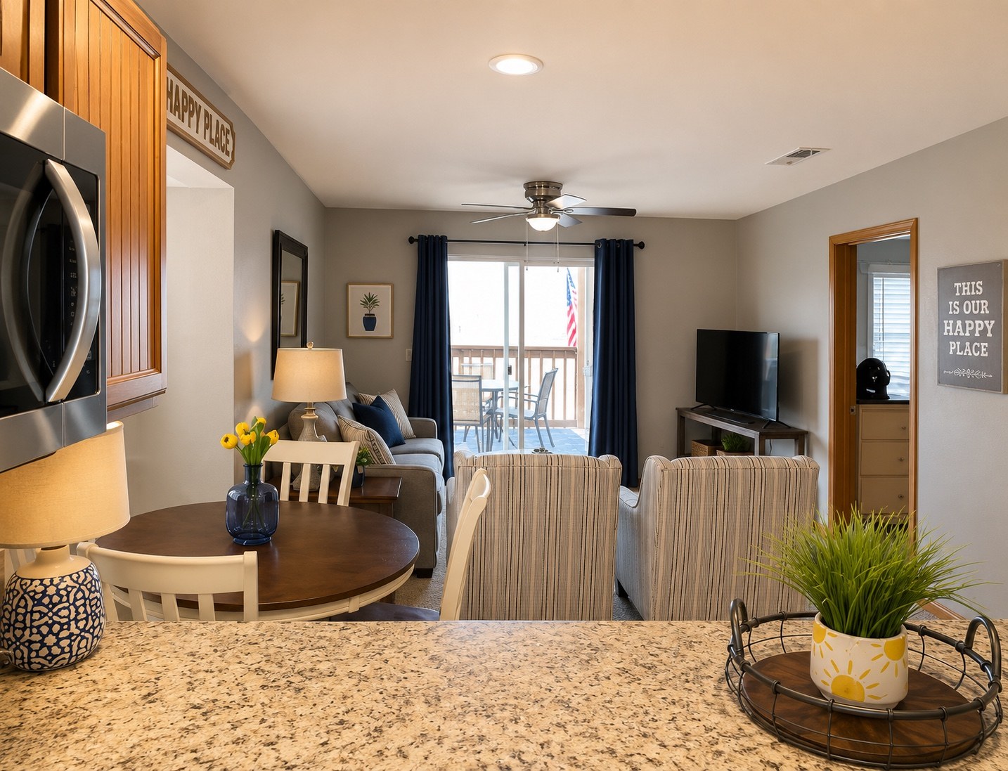 BlueBird Hideaway-Cozy Lake Escape w/ Balcony & Pool Access | Photo 10