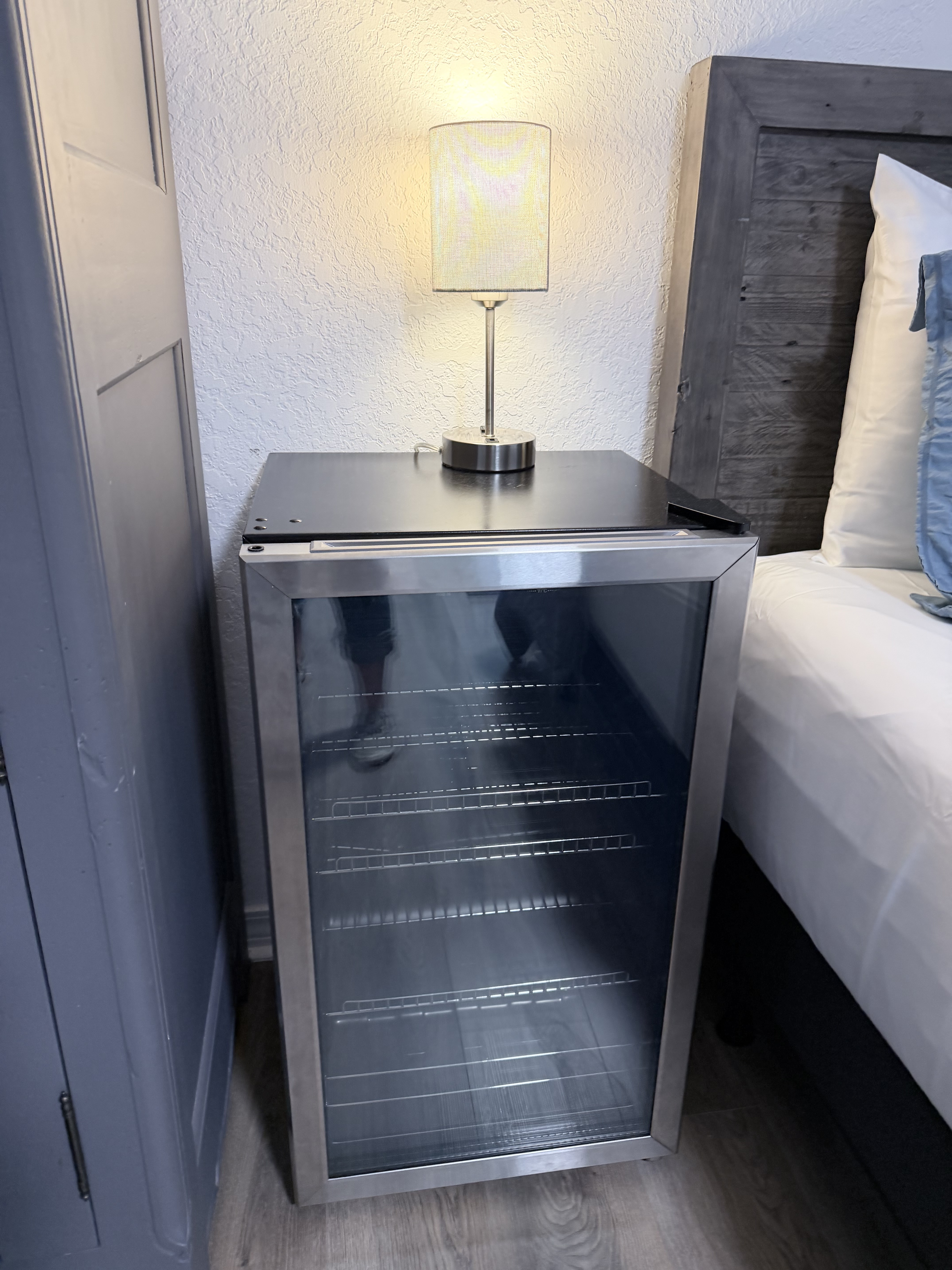Mini Fridge in Outside Bedroom