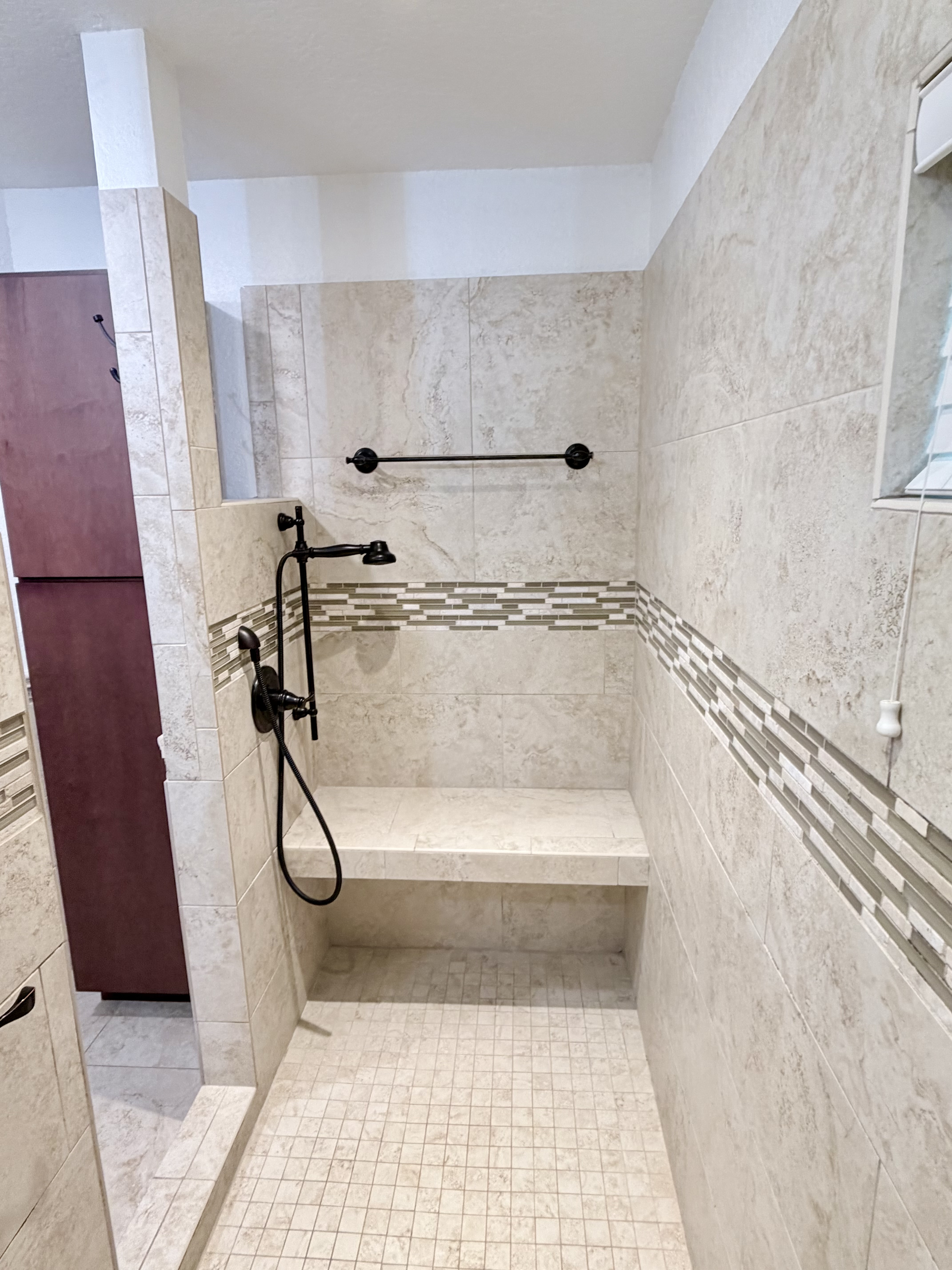Private master bedroom Shower