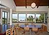 Dining room table that seats 6 and a eat-in kitchen with 3 barstools.